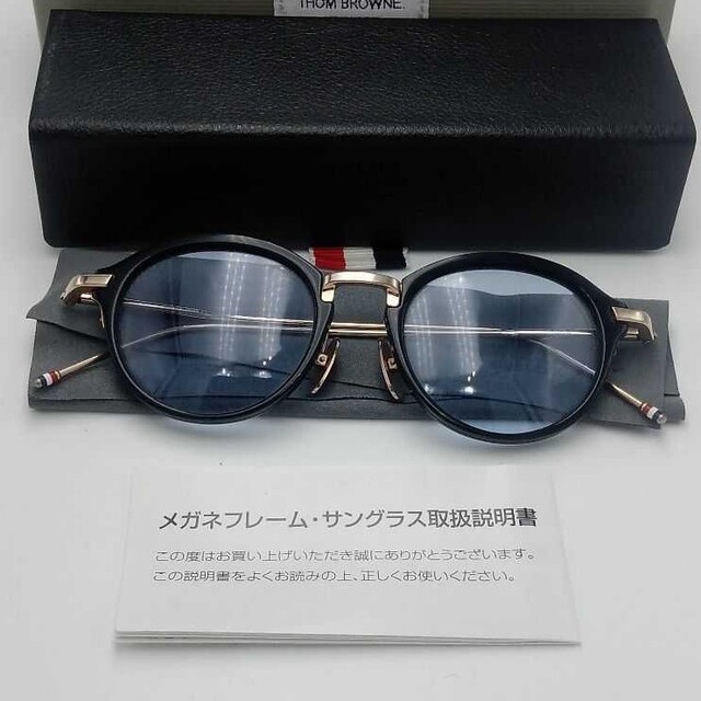 THOM BROWNE(トムブラウン)のThom Browneトムブラウン TB-011 A-4 46 サングラス 登坂 メンズのファッション小物(サングラス/メガネ)の商品写真