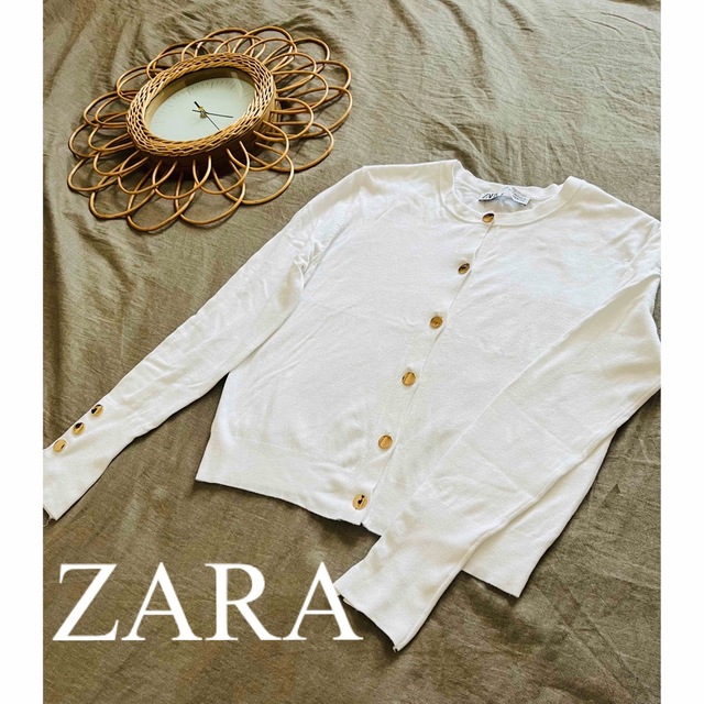 ZARA(ザラ)のZARA ザラ　カーディガン　ボレロ　トップス　人気　完売 レディースのトップス(カーディガン)の商品写真