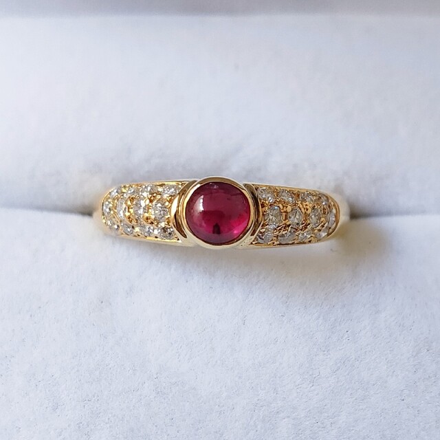 ダイヤモンド×ルビー リング K18YG 0.50ct 0.26ct 2.8g | www.ecotours