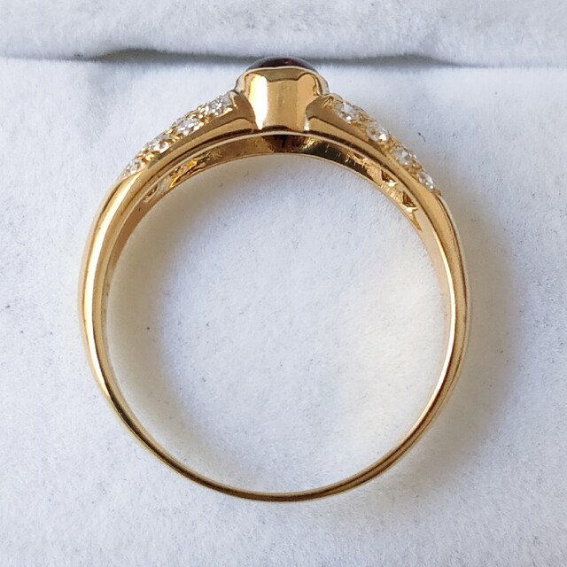 ダイヤモンド×ルビー リング K18YG 0.50ct 0.26ct 2.8g | www.ecotours