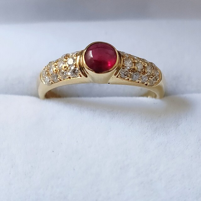 ダイヤモンド×ルビー リング K18YG 0.50ct 0.26ct 2.8g | www.ecotours