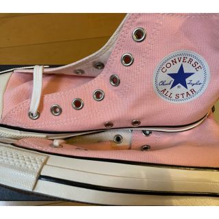 　専用　converseコンバース<23.5㎝>ハイカット　ピンク(スニーカー)