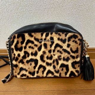 MICHAEL KORS ショルダーバッグ レオパード ヒョウ柄