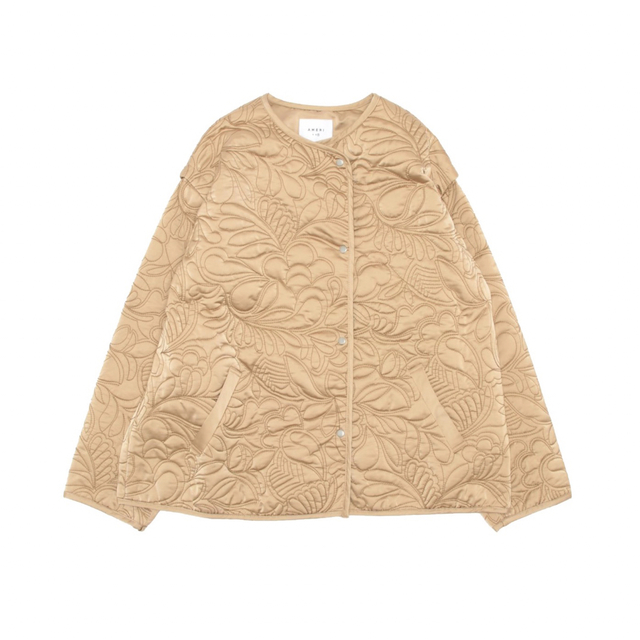 Ameri VINTAGE(アメリヴィンテージ)の専用ameri  2WAY LEAF PATTERN QUILTING COAT レディースのジャケット/アウター(ブルゾン)の商品写真