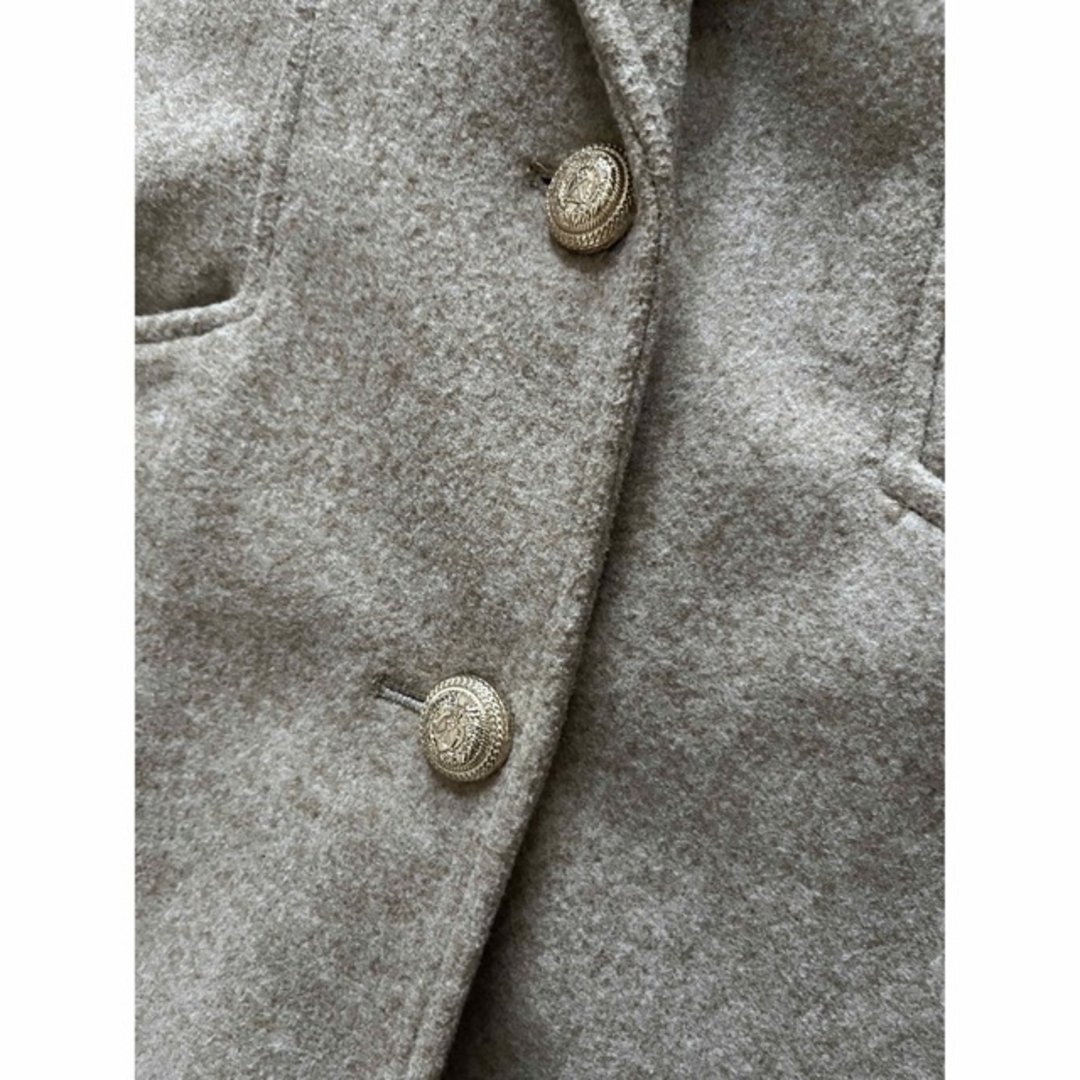 ZARA - ZARA ザラ ベスト ソフトベスト ジレ トップス 金ボタン ZARA - ZARA ザラ ベスト ソフトベスト ジレ トップス 金ボタン