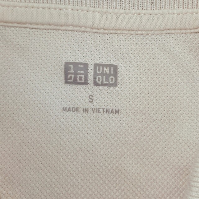 UNIQLO(ユニクロ)のUNIQLO　ポロシャツ　オフホワイト メンズのトップス(ポロシャツ)の商品写真