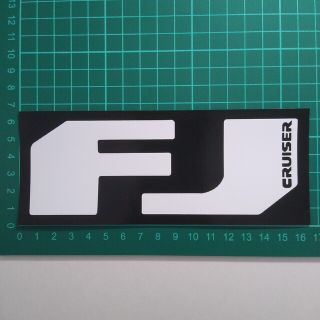 FJクルーザーロゴカッティングステッカー　別カラーあります(車外アクセサリ)