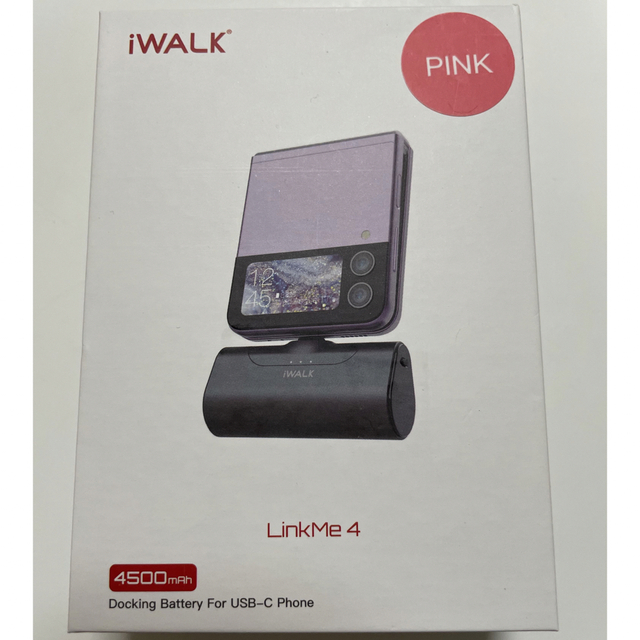 iWALK モバイルバッテリー  4500mAh  スマホ/家電/カメラのスマートフォン/携帯電話(バッテリー/充電器)の商品写真