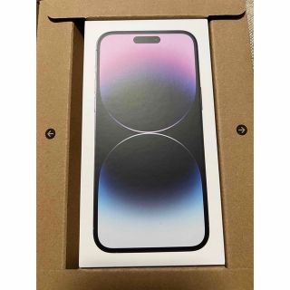 アイフォーン(iPhone)のiPhone 14 Pro Max 128GB SIMフリー  ディープパープル(スマートフォン本体)