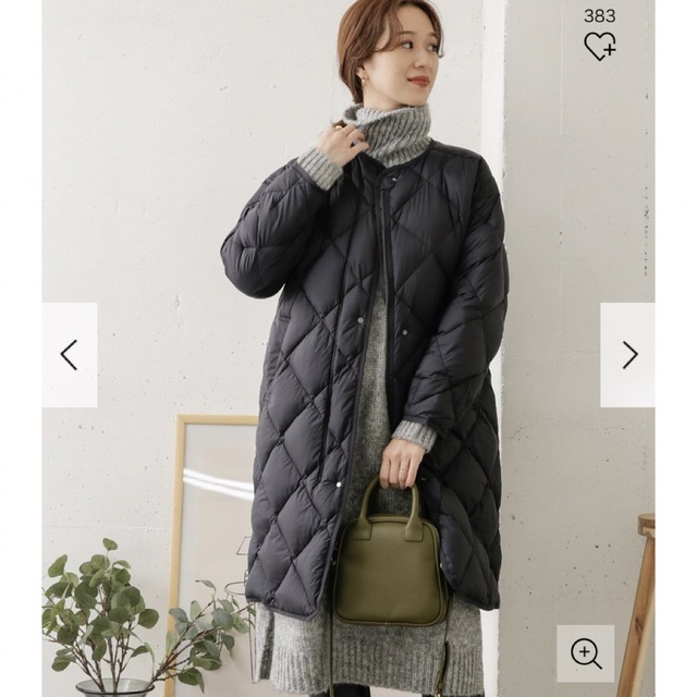 新品タグ付◉ ライトダウンキルトコート DOORS ネイビー