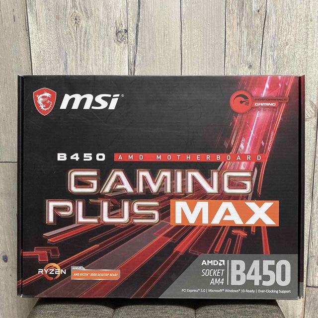 未開封品 / MSI マザーボード B450 GAMING PLUS MAX4個最大メモリー容量