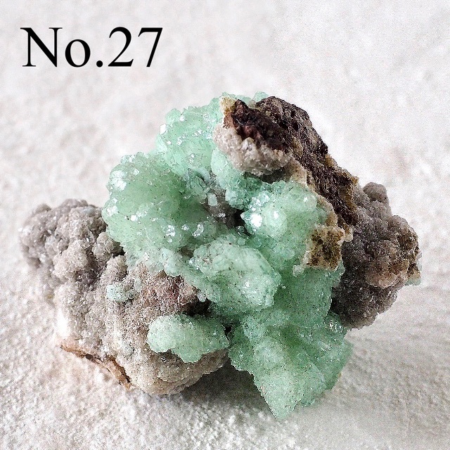 グリーンアポフィライト /  インド産 鉱物標本No.27 エンタメ/ホビーのコレクション(その他)の商品写真