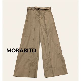 モラビト(MORABITO)の【難あり】MORABITO BLANC モラビト タック プリーツ ワイドパンツ(カジュアルパンツ)