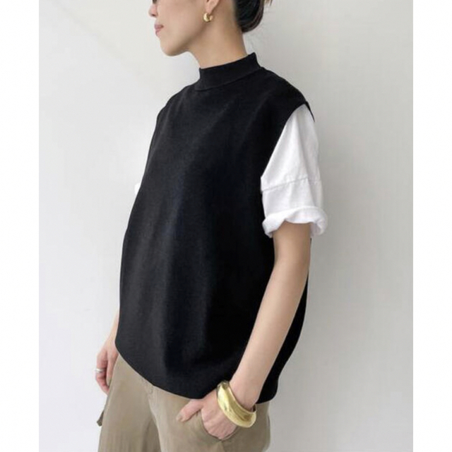 L'Appartement DEUXIEME CLASSE(アパルトモンドゥーズィエムクラス)の新品未使用 L'Appartement Knit Vest レディースのトップス(ニット/セーター)の商品写真