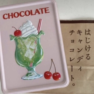 【最終値下げ】はじけるキャンディチョコ　ピンク缶のみ(その他)