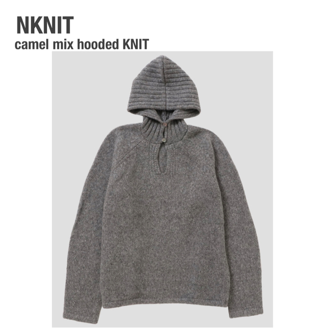 割引カーニバル 【新品未使用】NKNIT camel mix hooded KNIT www.15tax.jp