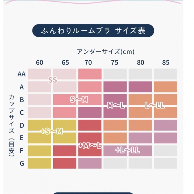 Angellir(アンジェリール)のアンジェリールふんわりルームブラ　＋S〜M レディースの下着/アンダーウェア(ブラ)の商品写真