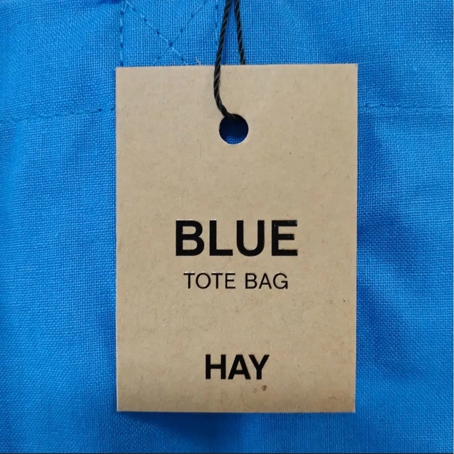 【海外正規品】HAY ヘイ トートバッグ　ブルー　ホワイト、ドット レディースのバッグ(トートバッグ)の商品写真