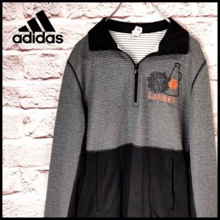 アディダス(adidas)のadidas　ジップアップトレーナー　ポケット付き　親指出し　ラメ(トレーナー/スウェット)