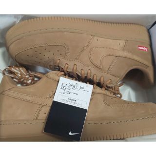 Supreme/nike airforce1 low wheat 27センチ