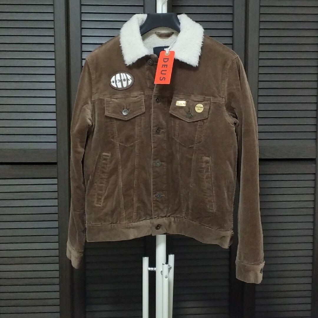 キムタク着私物 同型 デウスエクスマキナ ボアトラッカーJKT TOBACCO-