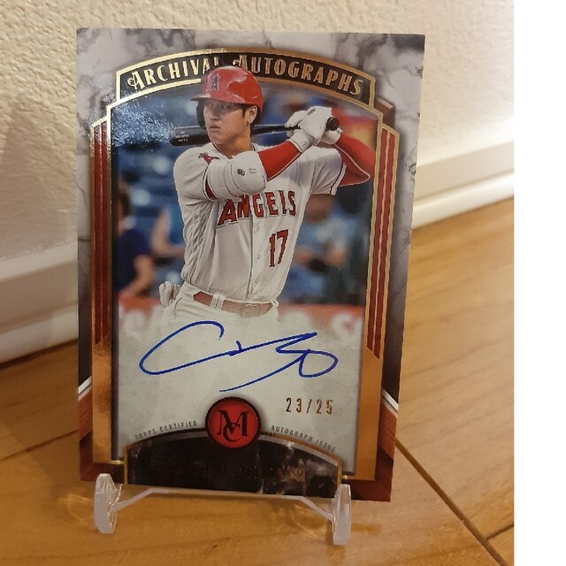 ポイント10倍】 【25枚限定Autograph】大谷翔平 直筆サインカード /25