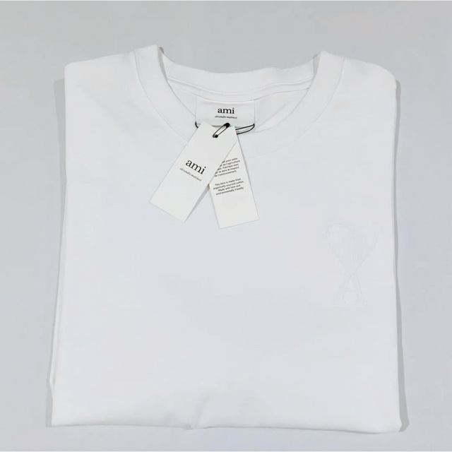 新品未使用 AMI ロゴ 無地 Tシャツ 白T www.bookbuzz.net