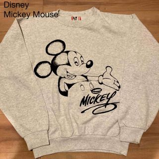 Disney PARKS MICKEY MOUSE ミッキーマウス キャラクタースウェットシャツ トレーナー メンズS /eaa290871