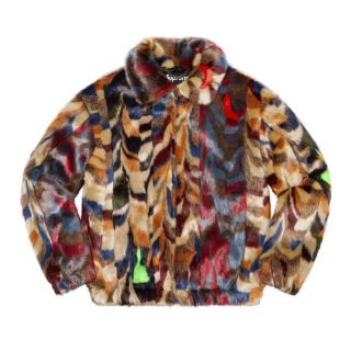 シュプリーム(Supreme)のsupreme マルチカラー faux fur bomber jkt 新品(ブルゾン)