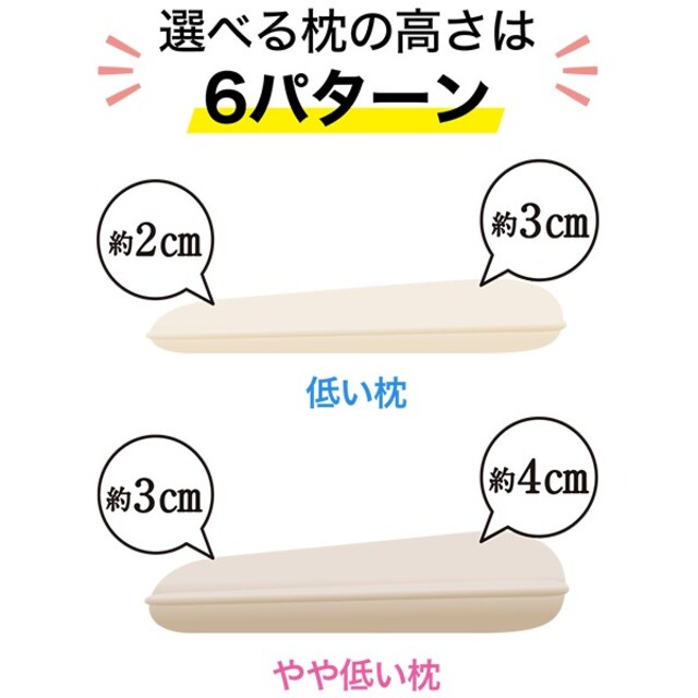 DHC 低反発枕　替えカバー付 インテリア/住まい/日用品の寝具(枕)の商品写真