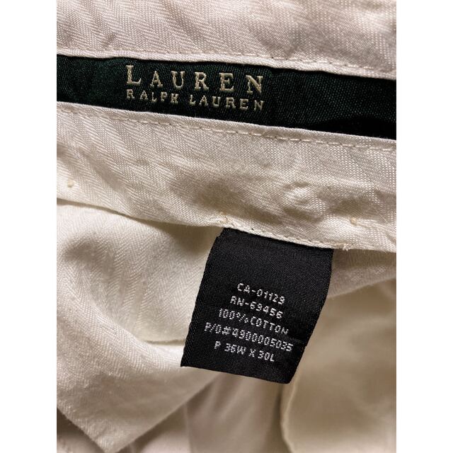 Ralph Lauren(ラルフローレン)のLAUREN RALPH LAUREN チノパン　コットンパンツ　アイボリー メンズのパンツ(チノパン)の商品写真