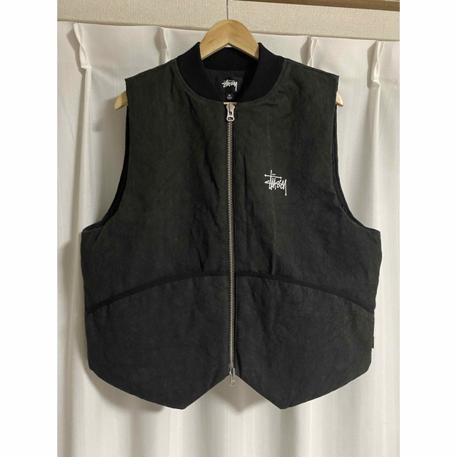 STUSSY(ステューシー)のstussy 22aw WASHED CANVAS PRIMALOFT VEST メンズのジャケット/アウター(ダウンベスト)の商品写真