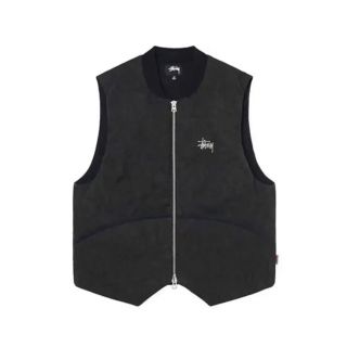 ステューシー(STUSSY)のstussy 22aw WASHED CANVAS PRIMALOFT VEST(ダウンベスト)