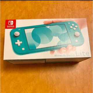 ニンテンドースイッチ(Nintendo Switch)の【新品未開封】任天堂 Switch lite 本体 スイッチライト ターコイズ(携帯用ゲーム機本体)