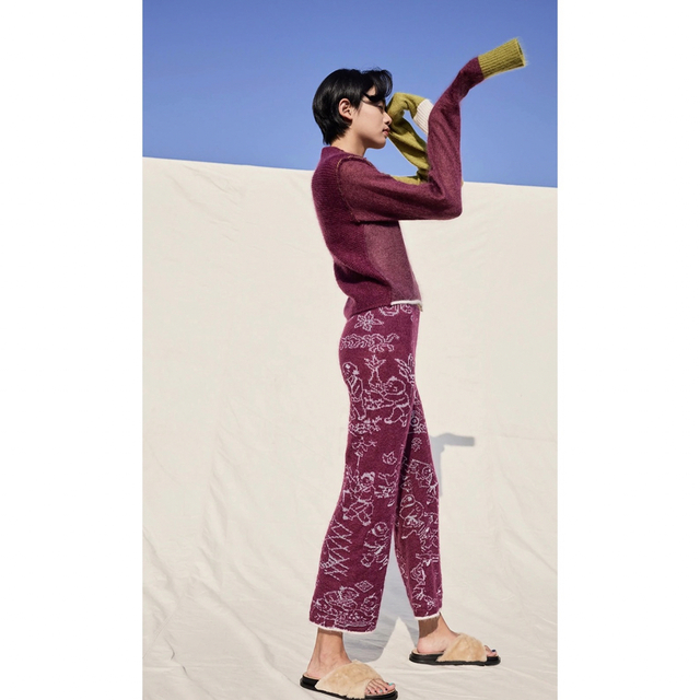 Ron Herman - 新品 YANYAN MOMO LAZA PANT IN GRAPE MOHAIRの通販 by