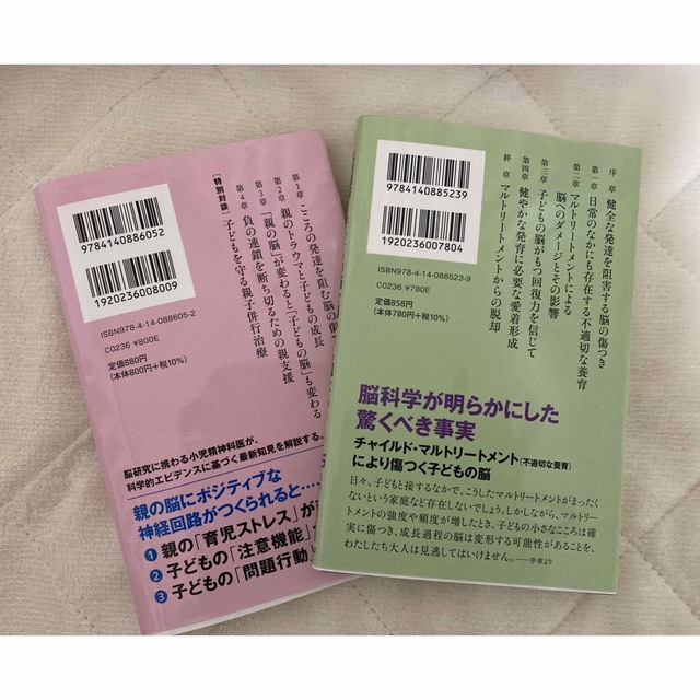 親の脳　子供の脳　著者　友田明美 エンタメ/ホビーの本(住まい/暮らし/子育て)の商品写真