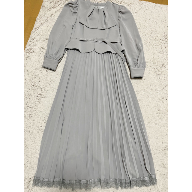 herlipto Chelsea Pleated Long Dress