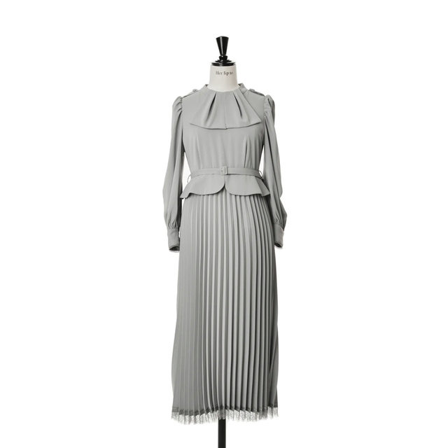 Herlipto Chelsea Pleated Long Dress Sサイズ | tspea.org