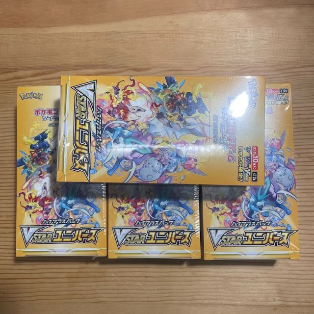 Box/デッキ/パックポケモンカードVSTAR ユニバース　4BOX【新品未開封シュリンク付】