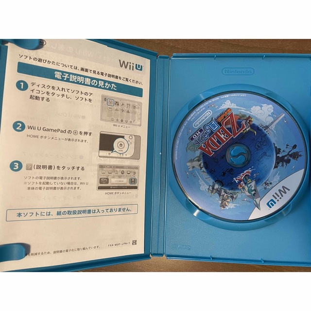 Wii U(ウィーユー)のゼルダ　wiiu 風のタクト　hd エンタメ/ホビーのゲームソフト/ゲーム機本体(家庭用ゲームソフト)の商品写真