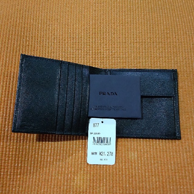 ファッション小物PRADA プラダ 財布 二つ折り【スーパーsale】