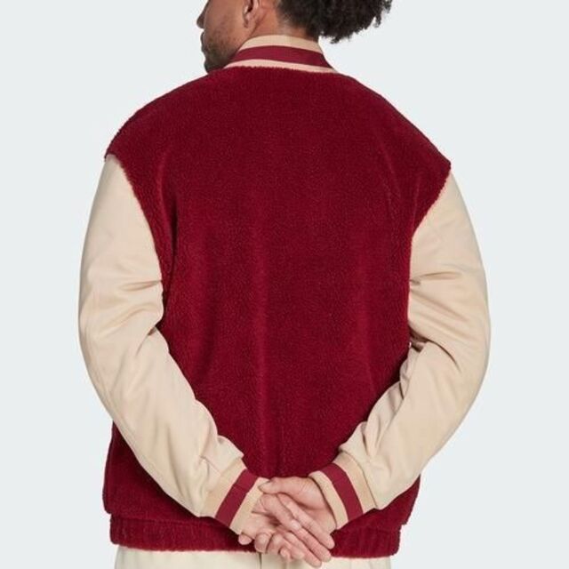 新品 adidas originals ヴァーシティージャケット レッド お気に入りの