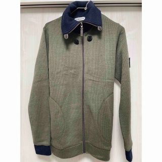 ストーンアイランド(STONE ISLAND)のSTONE ISLAND ストーンアイランド ジップアップニット グリーン(ニット/セーター)