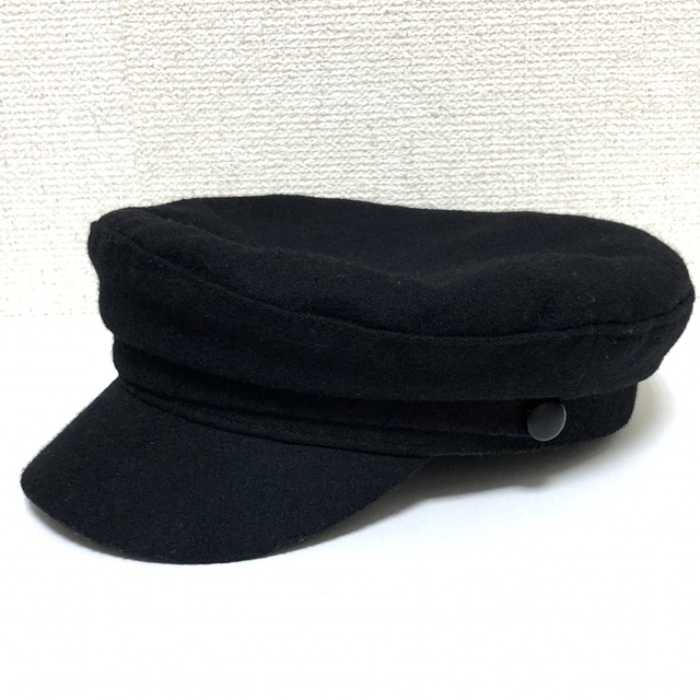 ZARA(ザラ)の美品 ZARA ザラ マリン風ハンチング帽子 ブラック レディースの帽子(キャスケット)の商品写真