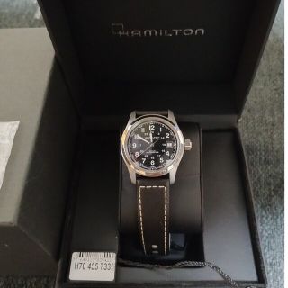 ハミルトン(Hamilton)のHAMILTON ハミルトン　カーキフィールド　オート　38mm(レザーベルト)