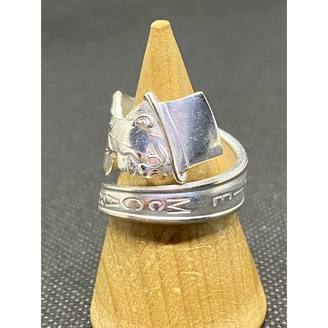 スプーンリング リング 指輪 16号 調節可 チャーリー マッカーシー 3653 メンズのアクセサリー(リング(指輪))の商品写真