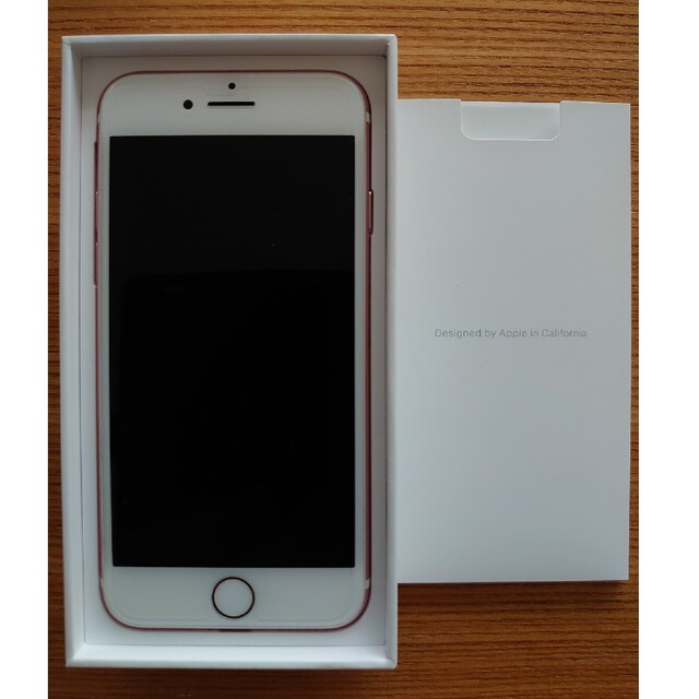 Apple(アップル)のiPhone 7  b ローズゴールド + シェルカバー スマホ/家電/カメラのスマートフォン/携帯電話(スマートフォン本体)の商品写真