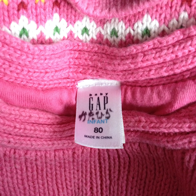 GAP(ギャップ)のGAP80☆ニットワンピ キッズ/ベビー/マタニティのキッズ服女の子用(90cm~)(その他)の商品写真