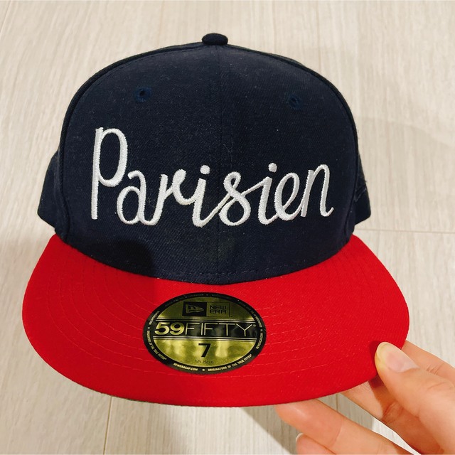 MAISON KITSUNE'(メゾンキツネ)の美品　メゾンキツネ　ニューエラ　コラボ　parisien cap メンズの帽子(キャップ)の商品写真