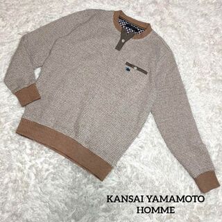 カンサイヤマモト(Kansai Yamamoto)のKANSAI YAMAMOTO HOMME カットソー サイ 刺繍 M 裏起毛(Tシャツ/カットソー(七分/長袖))